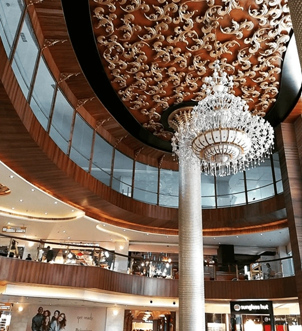 Central atrium in World Trade Park