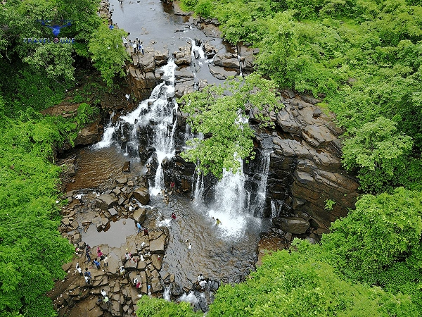 Ghatarani waterfalls in Monsoon