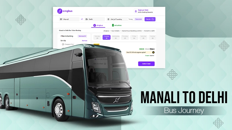 Manali to Delhi Bus