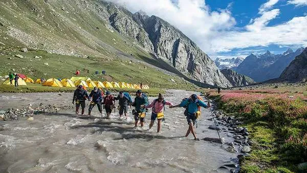 River Crossings in Hampta Pass