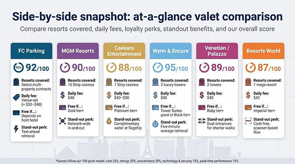 Valet Comparison