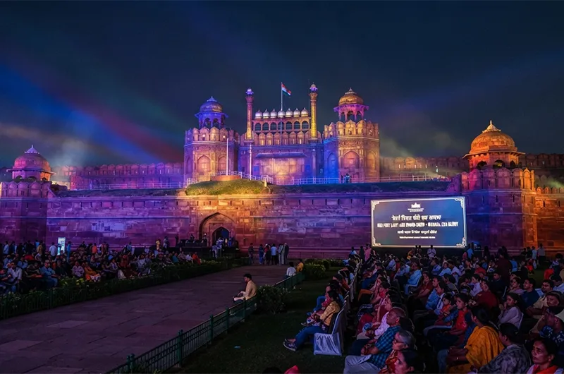 Watch the Light and Sound Show in the Evening
