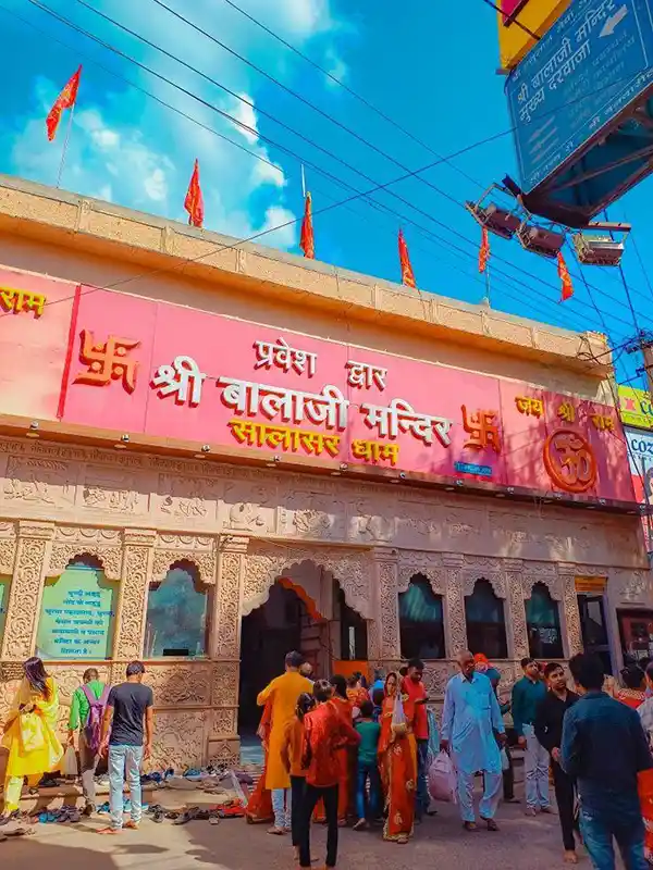 Salasar Balaji Temple Entrance